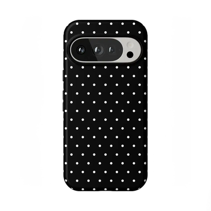 On the Dot | White Polka Dot Case