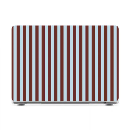 Sunday in Brooklyn | Blue Stripes Laptop Shell
